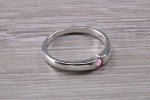 Natural Pink Sapphire Petite Ring