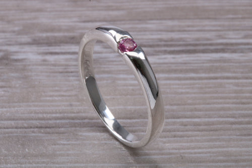 Natural Pink Sapphire Petite Ring