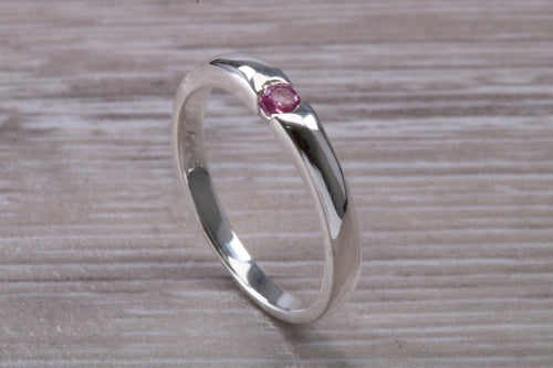 Natural Pink Sapphire Petite Ring