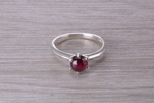 Load image into Gallery viewer, Cabochon cut Amethyst Solitaire