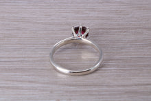 Load image into Gallery viewer, Cabochon cut Amethyst Solitaire