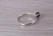 Load image into Gallery viewer, Cabochon cut Amethyst Solitaire