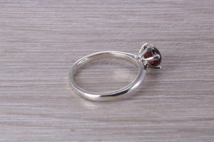 Cabochon cut Amethyst Solitaire