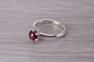 Cabochon cut Amethyst Solitaire