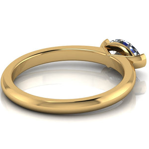Half carat Certified Marquise cut Diamond Solitaire, Available in Gold or Platinum