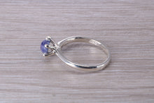 Load image into Gallery viewer, Lapis Lazuli Cabochon cut Solitaire
