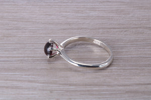 Cabochon cut Amethyst Solitaire