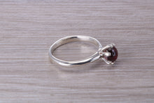 Load image into Gallery viewer, Cabochon cut Amethyst Solitaire