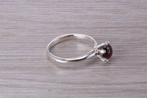 Cabochon cut Amethyst Solitaire