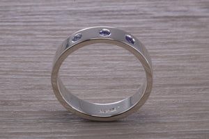 Tanzanite set Chunky Band