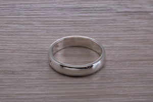 Diamond set Chunky Silver Band