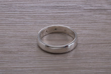 Load image into Gallery viewer, Diamond set Chunky Silver Band