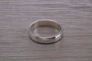 Diamond set Chunky Silver Band