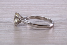 Load image into Gallery viewer, One and Half carat Platinum Diamond Solitaire, Simple and Elegant ring