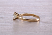 Load image into Gallery viewer, Classic One carat Princess cut Diamond Solitaire, Simple and Elegant Design