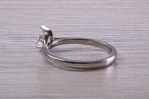 Half carat D colour Certified Tear Drop Cut Diamond set Solitaire