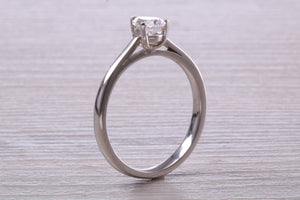 Half carat D colour Certified Tear Drop Cut Diamond set Solitaire