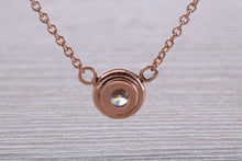Load image into Gallery viewer, Elegant Quarter carat Diamond Solitaire Necklace, Available in Your Choice of Metals