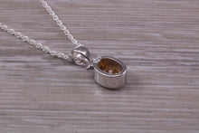 Load image into Gallery viewer, Citrine Necklace Made From Solid Sterling Silver