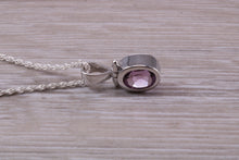 Load image into Gallery viewer, Amethyst Necklace Made From Solid Sterling Silver