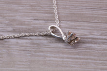 Load image into Gallery viewer, Champagne Diamond C Z Necklace. Made From Solid Sterling Silver