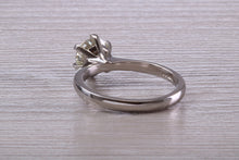 Load image into Gallery viewer, One and Half carat Platinum Diamond Solitaire, Simple and Elegant ring
