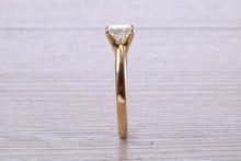 Load image into Gallery viewer, Classic One carat Princess cut Diamond Solitaire, Simple and Elegant Design