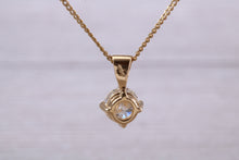Load image into Gallery viewer, Simple and Elegant 0.70 carat Certified Diamond Solitaire Necklace