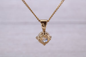 Simple and Elegant 0.70 carat Certified Diamond Solitaire Necklace