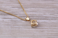 Load image into Gallery viewer, Simple and Elegant 0.70 carat Certified Diamond Solitaire Necklace