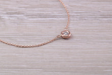 Load image into Gallery viewer, Elegant Quarter carat Diamond Solitaire Necklace, Available in Your Choice of Metals