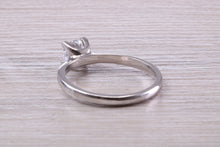 Load image into Gallery viewer, Dainty Four Claw set One carat Moissanite Diamond Solitaire