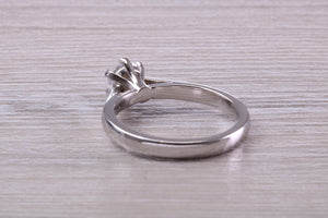 Two carat Mossainte Platinum Solitaire