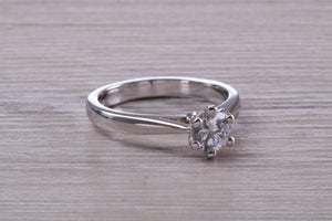 Two carat Mossainte Platinum Solitaire