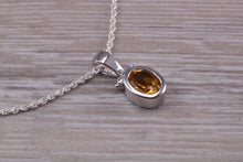 Load image into Gallery viewer, Citrine Necklace Made From Solid Sterling Silver