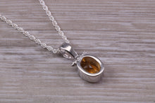 Load image into Gallery viewer, Citrine Necklace Made From Solid Sterling Silver