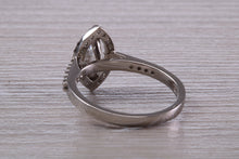Load image into Gallery viewer, Halo set Marquise Cut Certified Diamond Engagement Ring