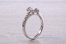 Load image into Gallery viewer, Halo set Marquise Cut Certified Diamond Engagement Ring