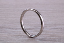 Load image into Gallery viewer, Simple Traditional 2 mm wide Court Profile Platinum Band