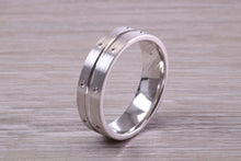Load image into Gallery viewer, Sterling Silver 6 mm Wide Fashioned Band