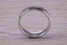 Load image into Gallery viewer, Sterling Silver 6 mm Wide Fashioned Band