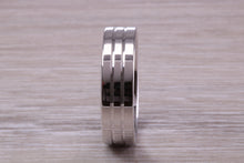 Load image into Gallery viewer, Sterling Silver 6 mm Wide Fashioned Band