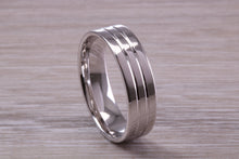 Load image into Gallery viewer, Sterling Silver 6 mm Wide Fashioned Band