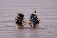 Load image into Gallery viewer, Beautiful Sapphire and Diamond Necklace with Matching Earrings