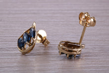 Load image into Gallery viewer, Beautiful Sapphire and Diamond Necklace with Matching Earrings