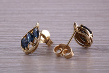 Load image into Gallery viewer, Beautiful Sapphire and Diamond Necklace with Matching Earrings