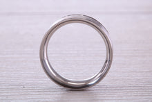 Load image into Gallery viewer, 7 mm Wide Full Circle Diamond set White Gold Band