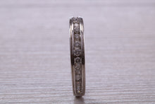Load image into Gallery viewer, Traditional Round cut Diamond set 18ct White Gold Eternity Ring