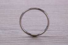 Load image into Gallery viewer, Simple Traditional 2 mm wide Court Profile Platinum Band