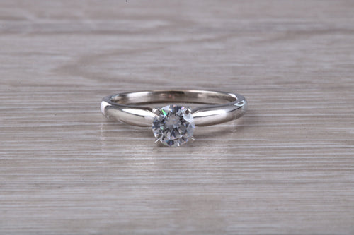 Beautiful Diamond set Platinum Solitaire